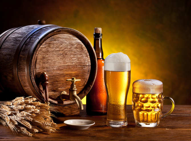 Bia được làm từ lúa mạch rất tốt cho việc làm đẹp