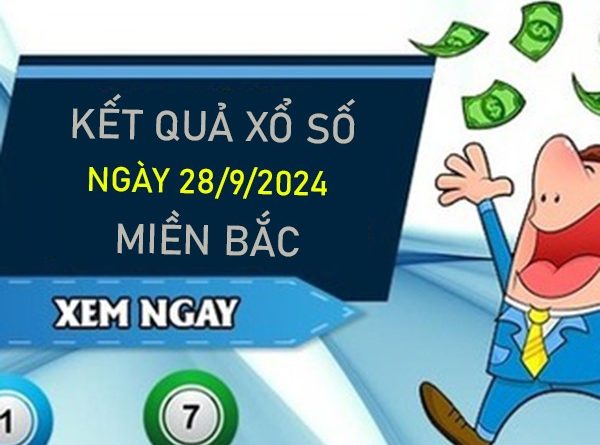 Loto VIP XSMB 28/9/2024 chốt bạch thủ đài miền Bắc