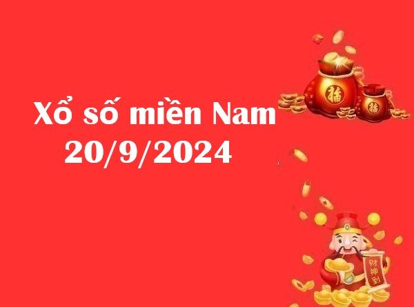 Xổ số miền Nam 20/9/2024