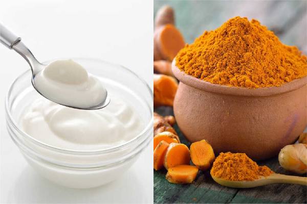 Mặt nạ nghệ và sữa chua