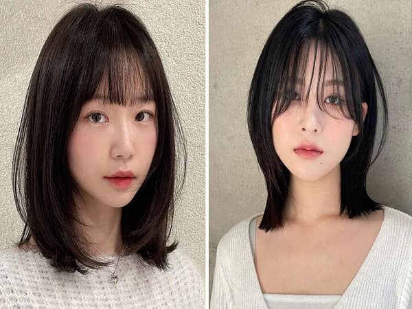 Tóc lob là tóc hợp với khuôn mặt dài và to